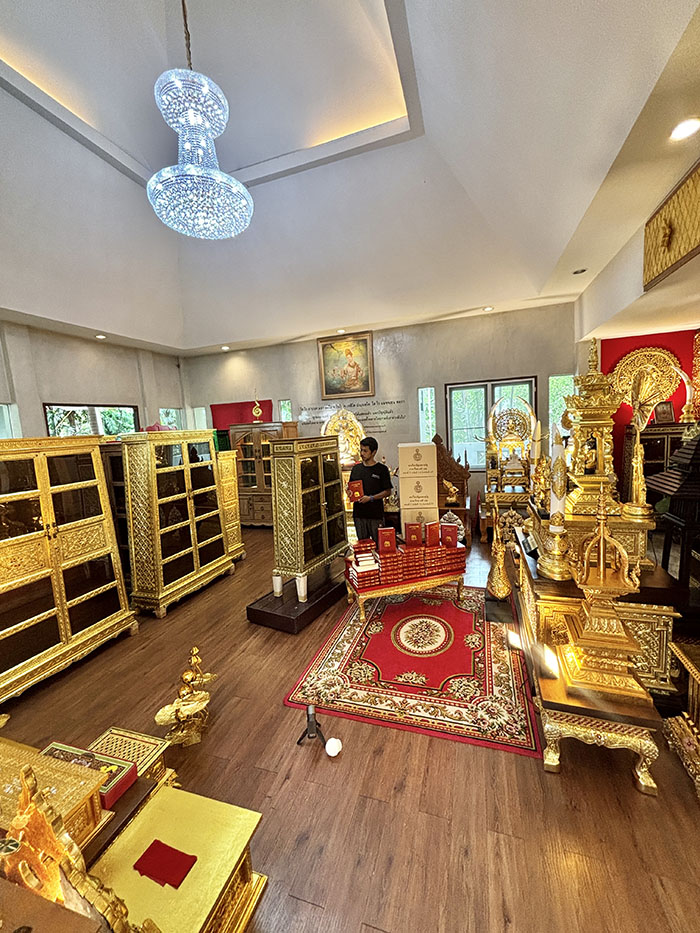 ภายในอาคารบรรจุตู้พระไตรปิฎกและหนังสือพระไตรปิฎก ภายในอาคารบรรจุตู้พระไตรปิฎกและหนังสือพระไตรปิฎก